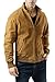 Landing Leathers Men's WWII Suede Leather Bomber Jacket - Camel Tall LT