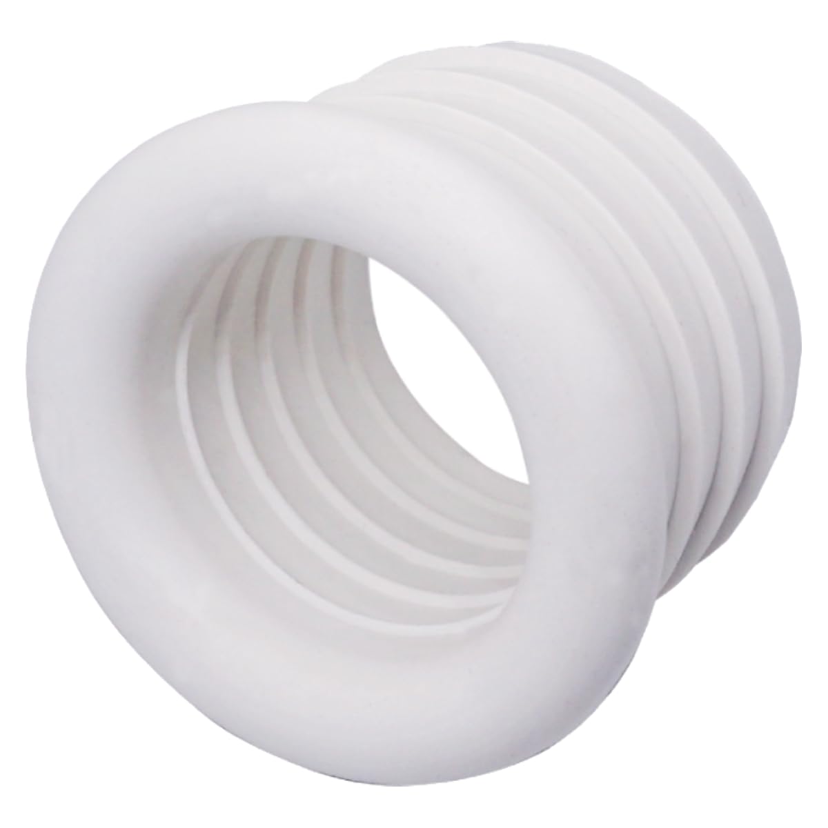 SKIR'CO 2 pcs White 32 x 25 mm Rubber Drain Pipe Connector, Pipe Reducer