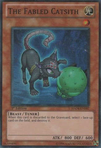 Yu-Gi-Oh! - The Fabled Catsith (HA04-EN007) - Hidden Arsenal 4: Trishulas Triumph - Unlimited Edition - Super Rare