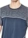 GUESS Factory Men's Rendor Logo Color-Block Crewneck Short Sleeve Tee