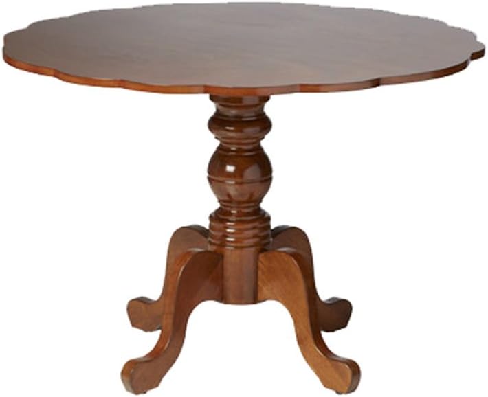 Boraam Regency Dining Table, Burnt Walnut