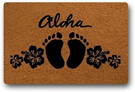Kitchor Custom Aloha Grab Dirt Door Mat (23.6 X 15.7 Inch)