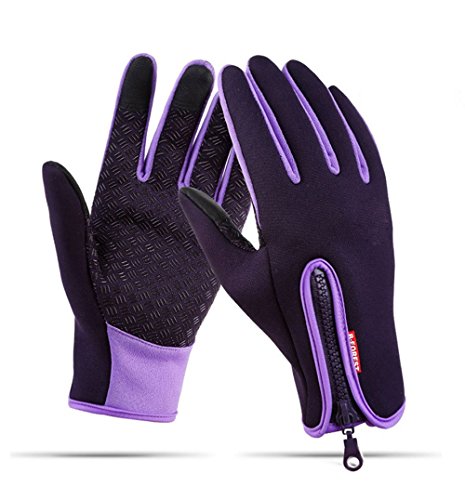 OPZO Riding Gloves for Biking Outdoor Touch Screen Warm Keeping Wind Proof