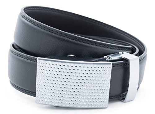 Anson belt & buckle men s silver golf buckle with ratchet bel…