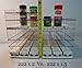 Vertical Spice - Narrow Pullout Spice Rack - Sliding Drawer for Kitchen Organization - Pantry Organizers and Storage - 2 Drawers & 2 Tiers - 10 Spice Jar Capacity (4.6
