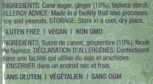 THE GINGER PEOPLE ORIGINAL GIN-GINS GINGER CHEWS, 60 GR
