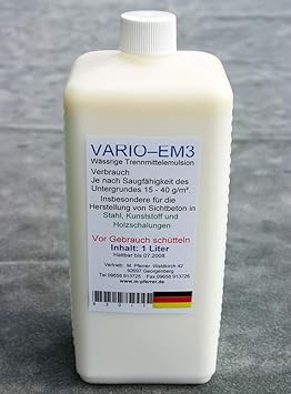 Vario EM3-1 L Trennmittel für Metall und Kunststoffschalungen - Sichtbeton, Gips