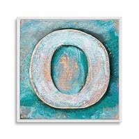 Framed Canvas Wall Art Alphabet Canvas Prints Home Artwork Decoration for Living Room,Bedroom - 16x16 inches