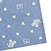 iEFUN 6PCS 100% Cotton Fat Quarters Fabric Bundles, Quilting Fabric for Sewing Crafting (Blue C)