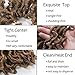 LEEONS 6Packs/Lot 12'' Wavy Faux Locs Crochet Synthetic Braiding Hair Pre-loop Crochet Braids Soft Curly Faux Locs Hair Extensions Braids Dreadlocks 20Roots/PCS(12inch,#27)