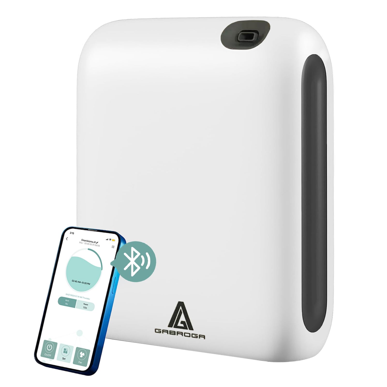 Photo 1 of Gabroga Smart Scent Air Machine for Home, 1500 Sq.Ft Coverage Hotel Collection Diffuser with Cold-air Diffusion Tech?Bluetooth Waterless Diffusers with APP Control for for Home Office Spa Large Room