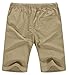 Mr.Zhang Men's Linen Casual Classic Fit Short Summer Beach Shorts