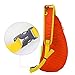 Lecxci Sling Bag Waterproof Sling Backpack Lightweight Crossbody Chest Bag Daypack Hiking Travel for Women Men (Black 1, S)