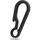 PJYTAC Titanium Carabiner Keychain Clip 2/2.6 Inch Small Carabiner Clips Heavy Duty Key Holder Quick Release Key Chain for Keys Bottle Opener Keychain Valentines Day Gift for Him Men