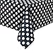 Polka Dot Party Set, Includes 1 Hot Pink Tablecloth, 1 Black Tablecloth, 6 Hot Pink Balloons and 6 Black Balloons.