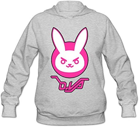 Fennessy Women's Hoodie Cute Rabbit Size S Ash