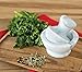 Fox Run Marble Mortar and Pestle, White