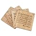 Harry Potter Quotes Coasters, Harry Potter Letter Wood Coasters Set of 4, Mens Harry Potter Party Favors, Harry Potter Gifts for Women, Harry Potter Decorations