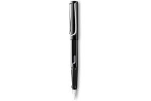 Lamy Safari Fountain Pen, Black Broad Nib (L19B)