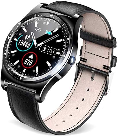 【2020最新 Bluetooth5.0 ビジネス運動両用】 スマートウォッチ フルタッチ 活動量計 歩数計 多機能 カラースクリーン 10つ運動モード GPS軌跡 スマートブレスレット 心拍数 IP67防水 長持ちバッテリー 着信通知/SMS/Twitter/WhatsApp/Line/アプリ通知 明るさ調節可 長座注意 遠隔撮影 音楽制御 日本語対応 父の日/誕生日/記念日 iPhone&Android対応 Bearoam