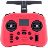 RadioMaster Pocket Crush ELRS Portable Remote Controller Hall Gimbal EdgeTX Built in LED Light Mode 2 (Red)