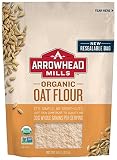 Arrowhead Mills Organic Oat Flour, 16 oz. Bag (Pack of 6)