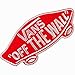 Vans off the Wall SKATEBOARD RED IRON ON PATCHES # WITH FREE GIFT