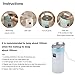 OUTAD Cool Mist Humidifier Portable Travel USB Mini Humidifier Ultrasonic Humidifier for Car Home Office Baby with Automatic Shut-off, Night Light Function(Blue)