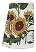 Summer Sunflower Deluxe Tapestry Kitchen Set - 4 Placemats, 2 Kitchen Towels, 1 Oven Mitt, 1 Potholder
