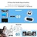 Miccus Bluetooth 4.1 Transmitter or Receiver with Optical TOSLINK & AUX 3.5mm, Listen in HD with NO Audio DELAY aptX Low Latency, TV Stereo PC Laptop Xbox [ Home RTX Mini 2 Yr Warranty]