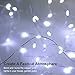 GDEALER 120 Led 39ft Fairy Lights Fairy String Lights Battery Operated Waterproof 8 Modes Remote Control String Lights Copper Wire Firefly lights Christmas Decor Christmas Lights Cool White