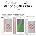 iPhone 6S Plus Wallet Case, Vena vCommute Drop Protection Flip Leather Cover Card Slot Holder with Kickstand for Apple iPhone 6 Plus 6S Plus (Space Gray, Black)