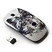 KOOLmouse [ Optical 2.4G Wireless Mouse [ Moon Teal Night Wolf Silhouette ]