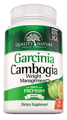 Nicoya Nutrition Garcinia Cambogia 1400mg – 95% HCA Weight Loss & Appetite Suppressant (60 Capsules)