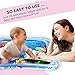 Baby Water Play Mat - Tummy Time Inflatable Premium Water Pad Indoor & Outdoor Leakproof Activity Center for Kids Stimulation and Growth (Mermaid)