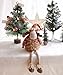 LARLIFE 24 inch Handmade Christmas Gnome Xmas Deer Decoration Swedish Santa Figurines (Deer)