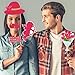Valentines Day Photo Booth Props Kit - Large Size, NO DIY Needed- Valentines Photo Props - Valentine's Day Party Supplies Favors -31PCS