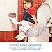 Disposable Toilet Seat Covers Extra Large 20 Packs Perfect for Adults and Kids Potty Training with Individually Wrapped Home Travel Use (Cartoon)