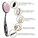 BEZOX Silicone Makeup Brush, Set of 5pcs Oval Makeup Brushes, Cream/Cosmetics/Foundation Application Tools - W/Makeup Brushes Acrylic Holder