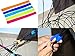 Ceeyali Colorful Reusable Fastening Cable Cord Tie Wire Organizer for Home Office Tablet PC TV Electronics Wire Management etc (Pack of 100)