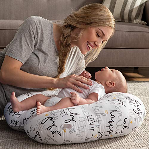 Boppy Newborn Lounger—Original Lightweight Plush Chair with Carrying