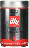 Illy Caffe Normale Drip Medium Roast Ground Coffee 8.8 Oz (Single Case of 6)