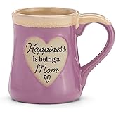 burton+BURTON Happiness is Being A Mom Mug, 18-Ounce, Lavender