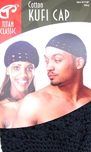 Titan Classic Cotton Kufi Cap Navy