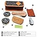 Verscoo Shoe Shine Kit with 100% Horsehair Brush, 6 pcs(Business Trip Carrying & Household)