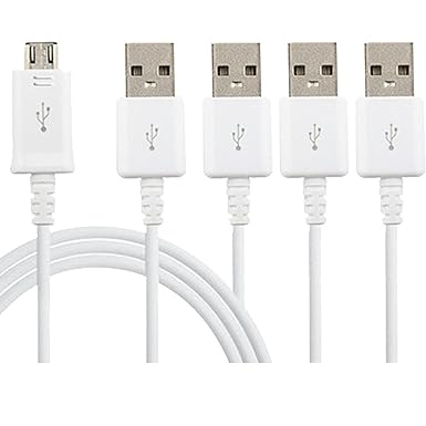 iBarbe 4334967911 power printer ps3 ps4 quick charge USB-Kabel, braided 1ft 2 ft 2ft 2m inch 3ft 3m 4ft 4pk 5ft, 4p usb 2M wh