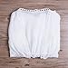 Women's Chiffon Kimono Cardigan Lace Long Maxi Beach Dress Bikini Covers Up ,US 6,White, Asian Tag size L