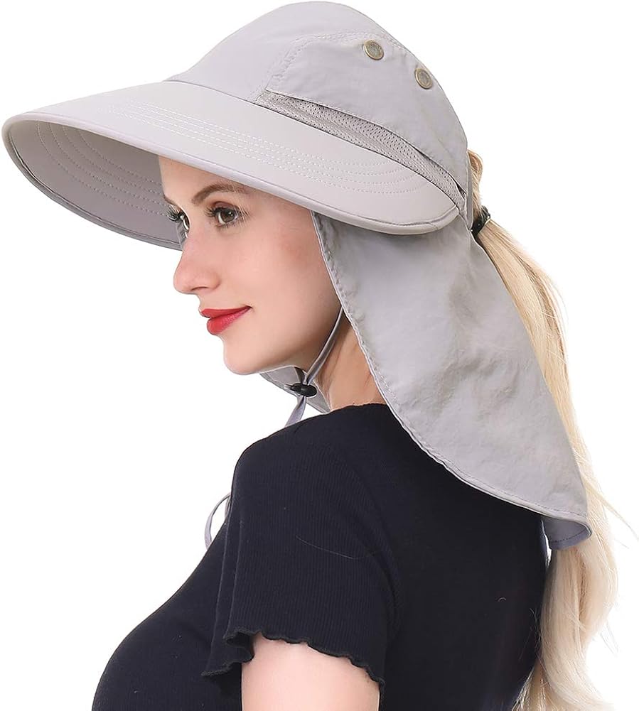 women's sun hat with ponytail hole