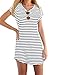 Amstt Women Plus Size Deep U-neck Short Sleeve Irregular Hem Loose T-shirt Dolman Top