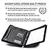 Portfolio Padfolio Folder Zippered Organizer, Leather Business Resume Folder & Case, 13 Inch Laptop Sleeve and Ipad Stand Bonus: Writing Pad, Calculator and Ballpoint Pen